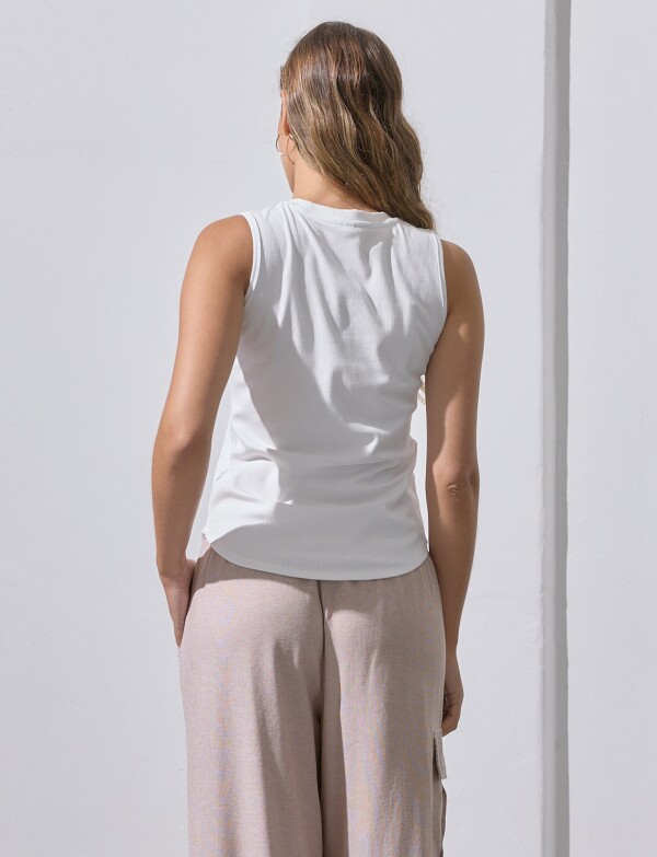 Musculosa Modal Ribs CRUDO