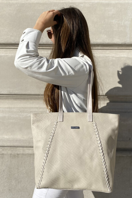 Bolso Sur Natural Esterillado
