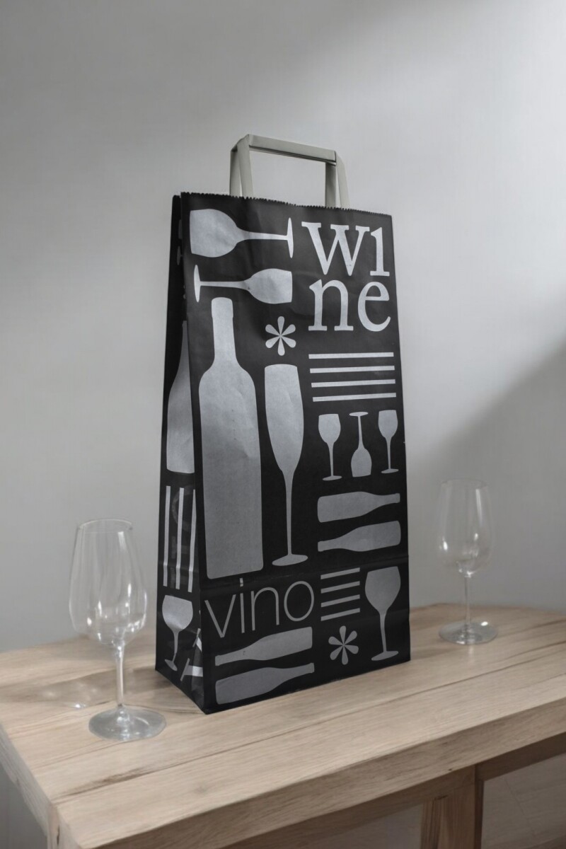 Bolsa fantasia acuario 22x10x42 cm - WINE 