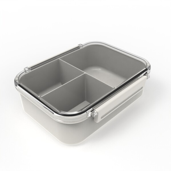 Bento box con divisiones 890ml beige