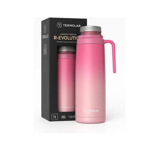 Termo Termolar R-evolution 1lt - 5 Años De Garantía Acero Rosa