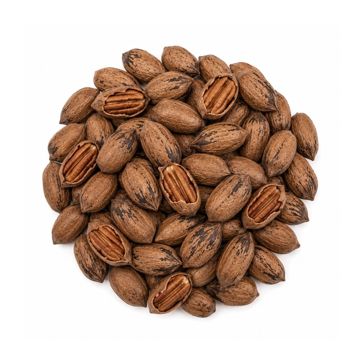 NUEZ PECAN CON CASCARA EN MALLA 1KG 