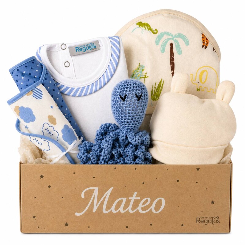 Ajuar Pulpito celeste personalizado Ajuar Pulpito celeste personalizado
