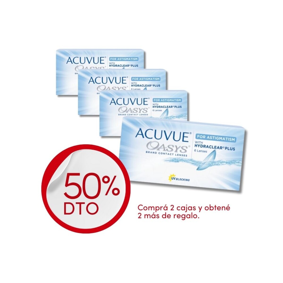 Acuvue Oasys Tórico - PROMO 4 Cajas 