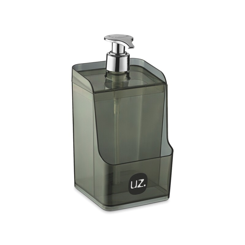 Dispensador de jabón líquido 500 ml NEGRO TRASLÚCIDO