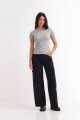 Remera cuello redondo ICONIC 150 GRIS
