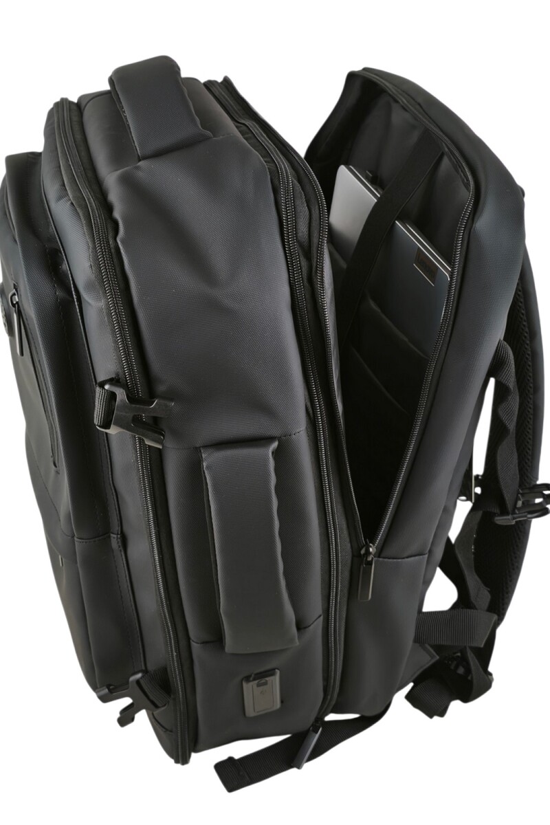 Mochila de viaje cerrado al vacío, porta laptop y puertos usb Mochila de viaje cerrado al vacío, porta laptop y puertos usb