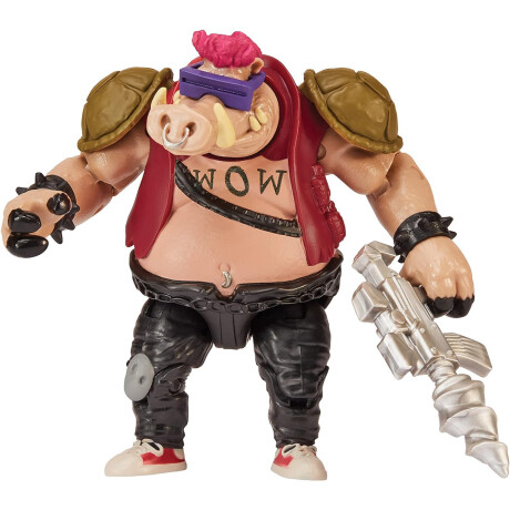 Tortugas Ninja Figura Articulada + Villano 11cm + Accesorios Donnie Vs Bebop