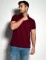 Remera polo pique lisa Lux Bordo