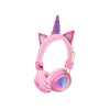 Auriculares inalámbricos diseño Unicornio color rosa Auriculares Inalámbricos Diseño Unicornio Color Rosa