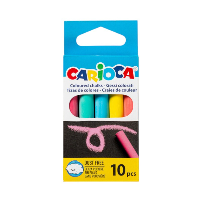 Tizas de Colores Carioca x10 Tizas de Colores Carioca x10