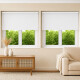 Set x2 Cortina roller blackout 100x200 cm BLANCO