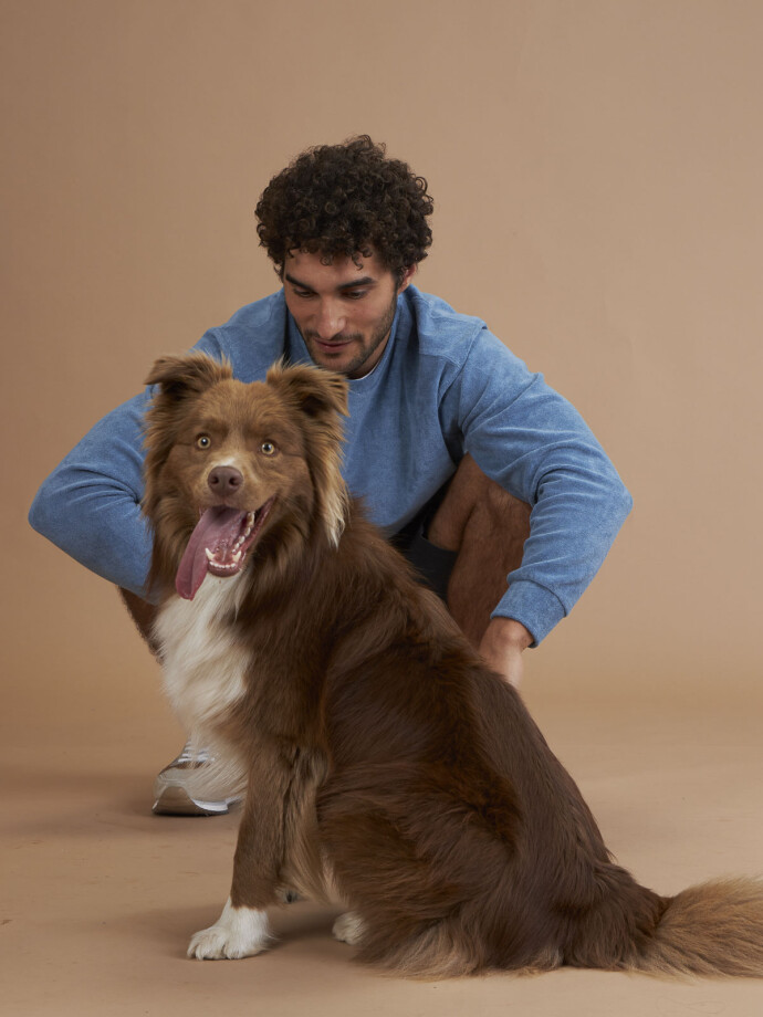 FLEECE MAIA AZUL PIEDRA