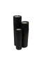 VELAS Y CANDELABROS SET 3 VELAS BAMBÚ BLACK 20/25/30H CM