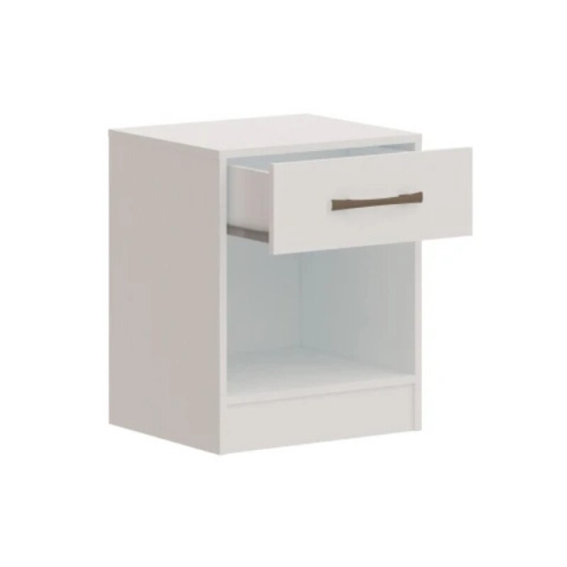 Mesa De Luz Solution 1 Cajon Blanco Mesa De Luz Solution 1 Cajon Blanco