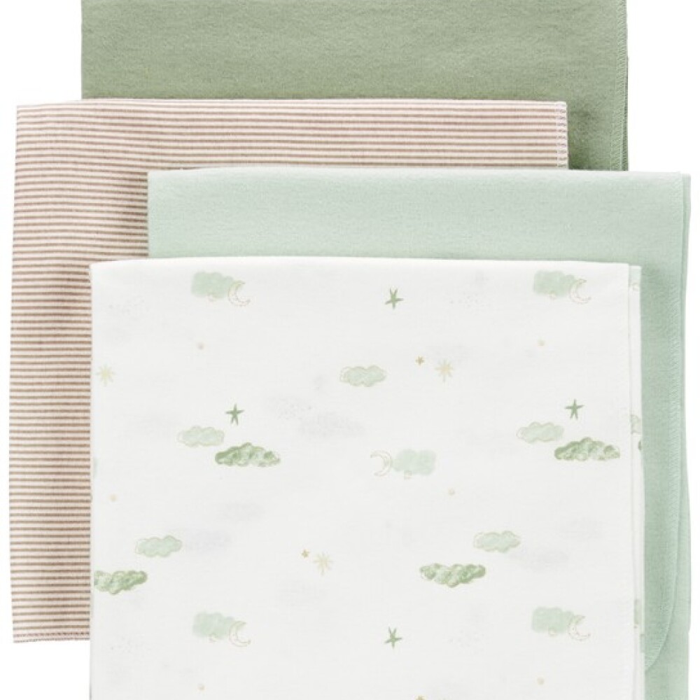 Set sabanas recibidores carters nubes verde