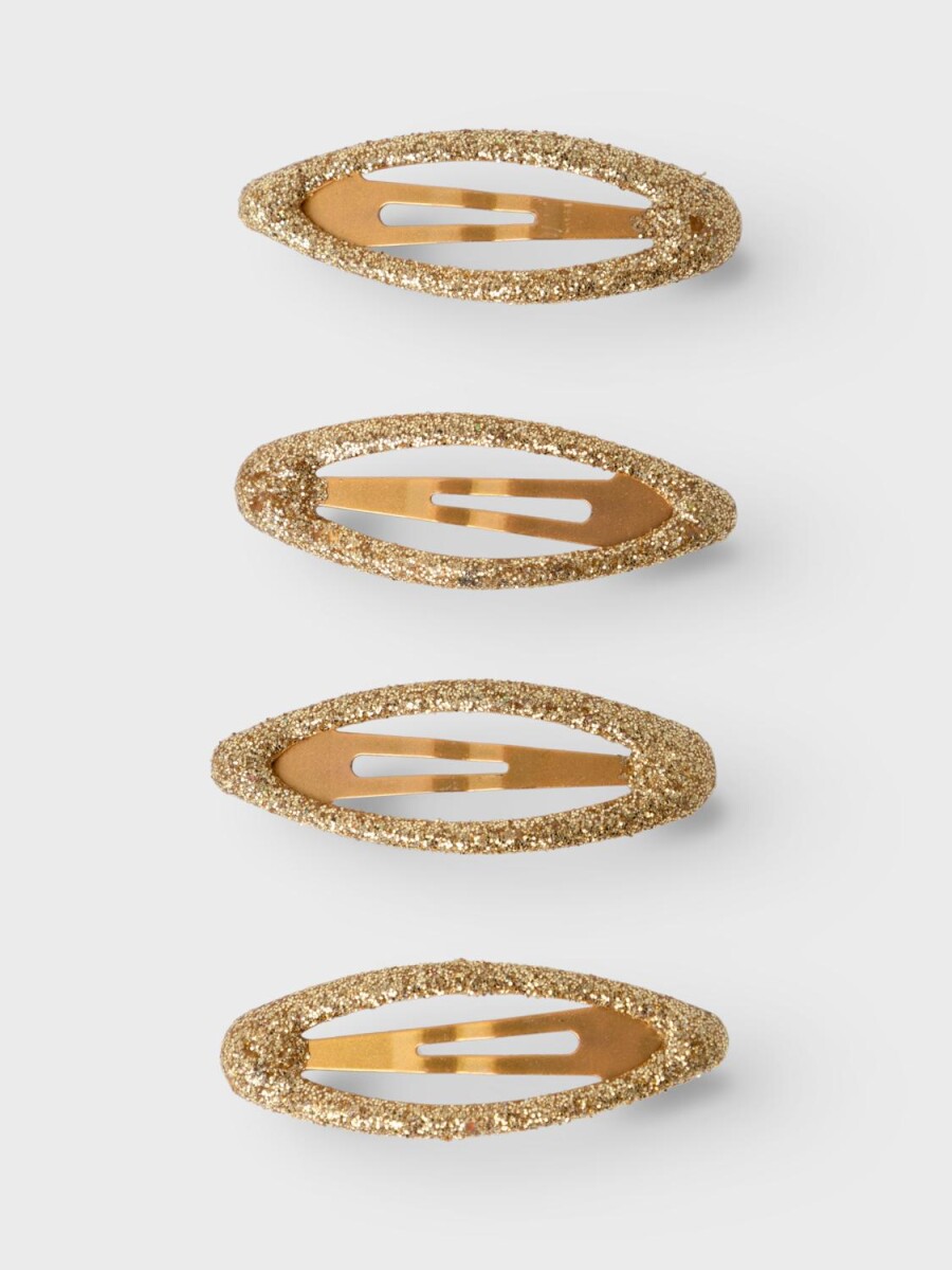 Pack 4 Broches - Gold Colour 