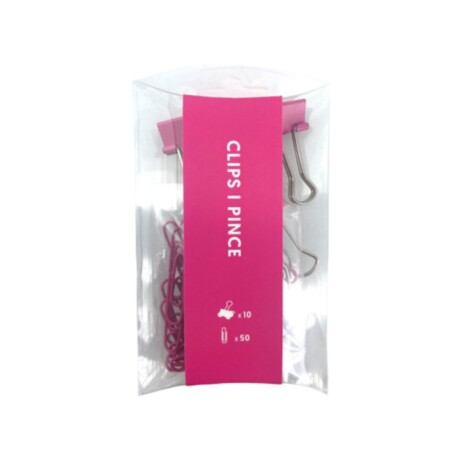 Set clips papelería 60 pcs Set clips papelería 60 pcs