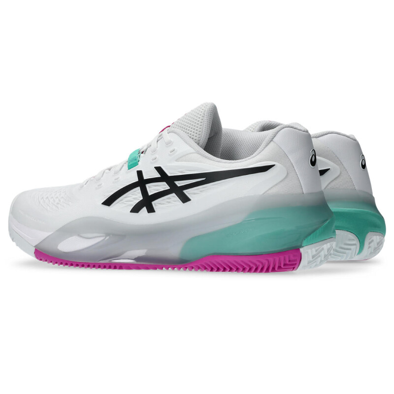 Zapatillas Tenis Gel-Resolution Clay Hombre White/aurora Green