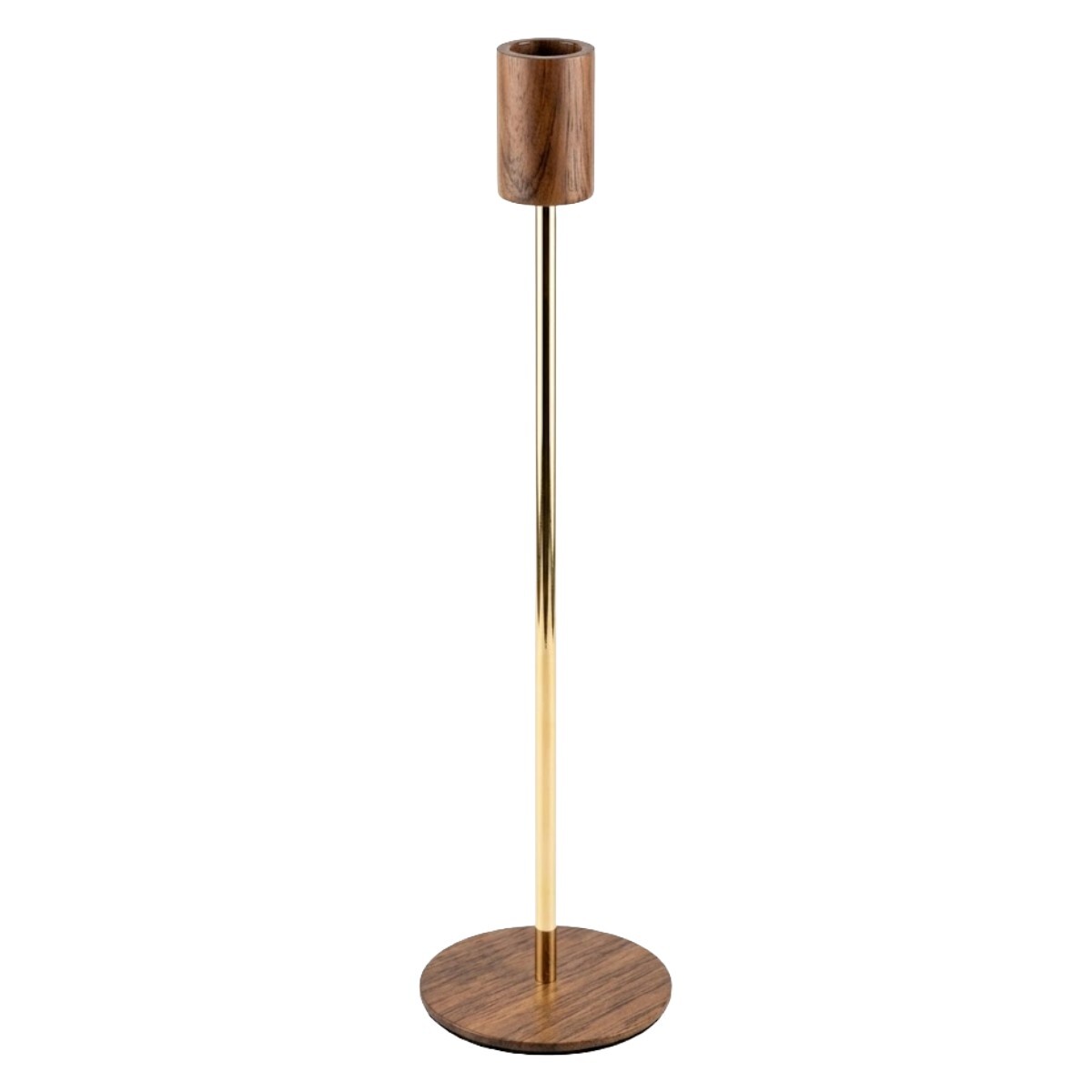 PORTA VELA MARRON/DORADO GDE 