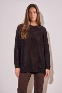Sweater Texturado Negro