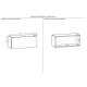Modulo Basculante 70 cms. BLANCO