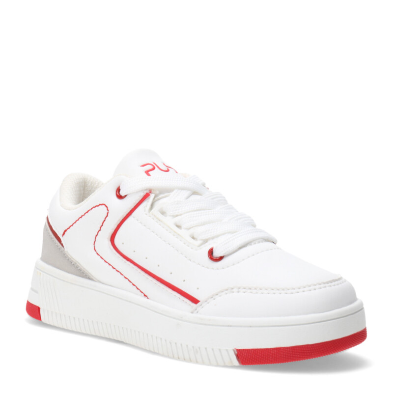 Championes Infantiles Push WUHU Blanco - Rojo