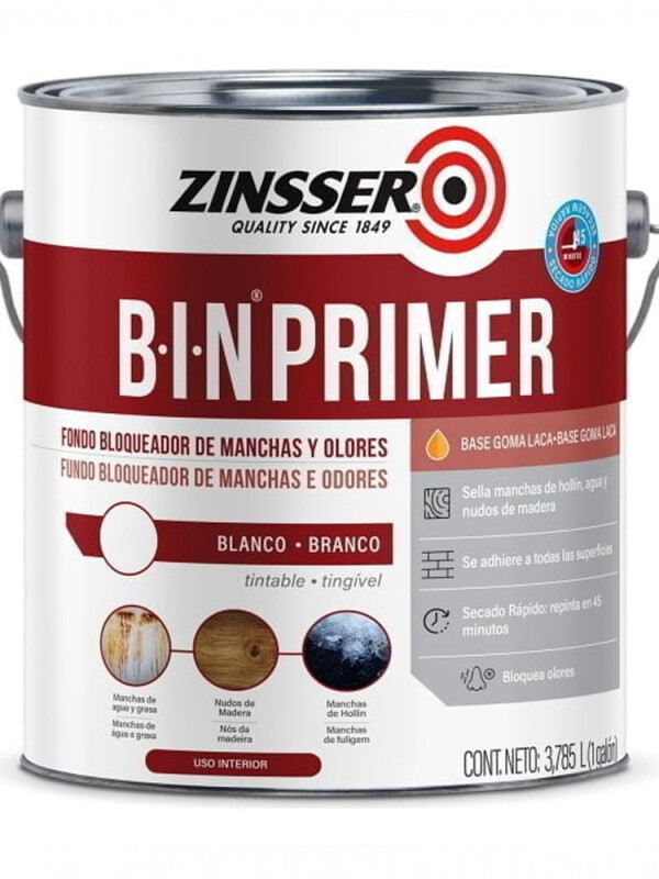 ZINSSER BIN PRIMER 0.946 LTS N/A