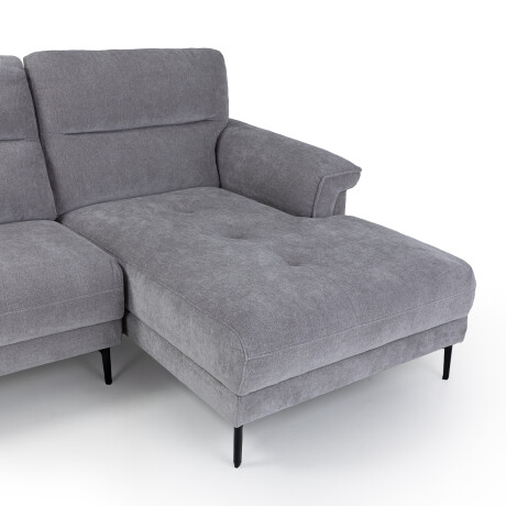 Rinconera Avalon - Tela Microfibra - Chaise Derecho 6686-7 Gris