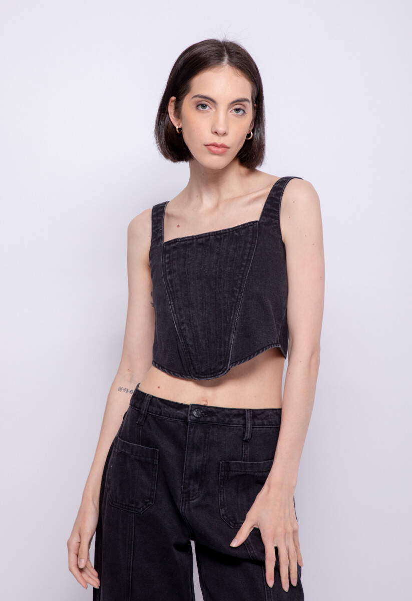 TOP CORCEGA - Negro 