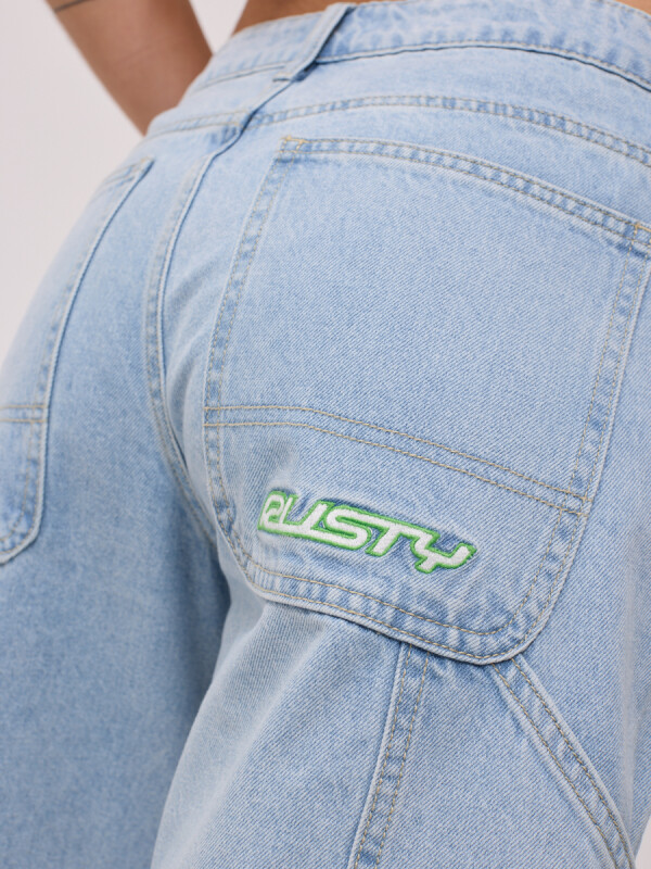 SHORT JEAN MIRELA RUSTY Azul Piedra