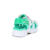 Angus Sandalia Niña 2 Tiras C/ Pulsera Y Velcro Aguamarina
