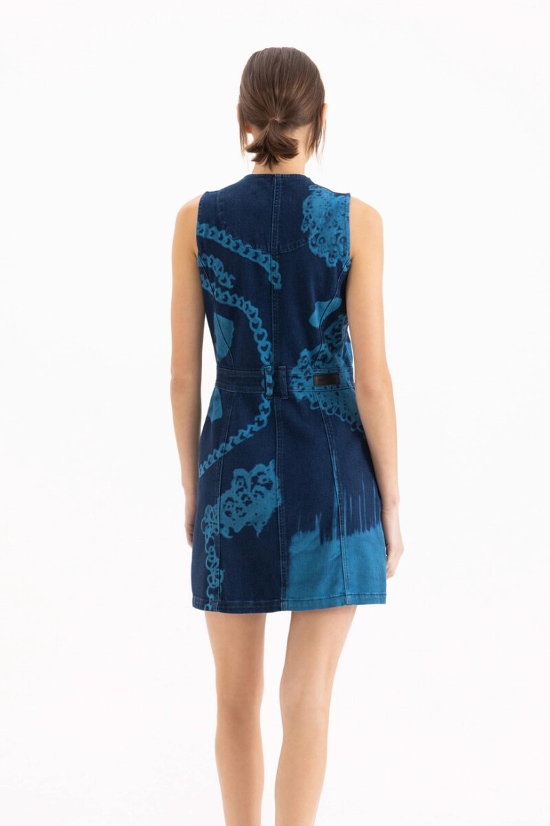 VESTIDO CYANOTYPE Azul
