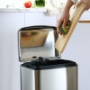 Tacho cesto de basura acero inoxidable 12L Tacho cesto de basura acero inoxidable 12L