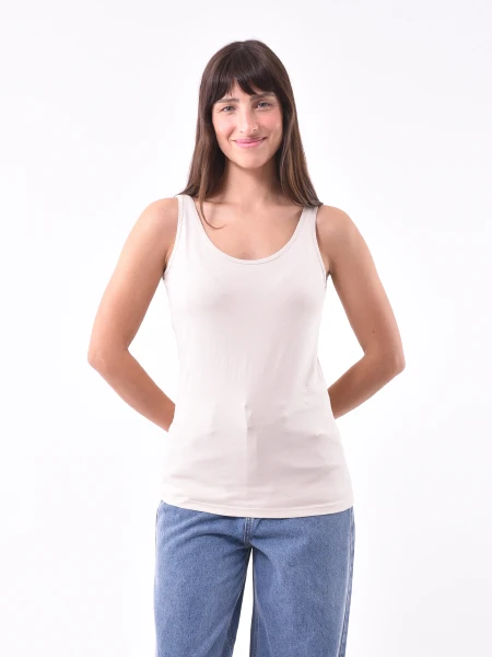 MUSCULOSA INTERIOR CREMA