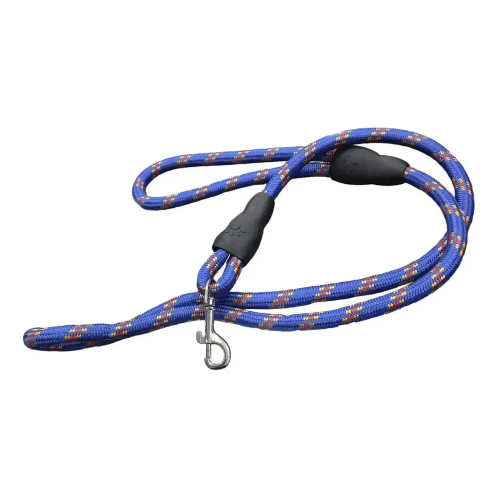 Correa Para Perro Largo Total 1.3 mts Refractaria AZUL