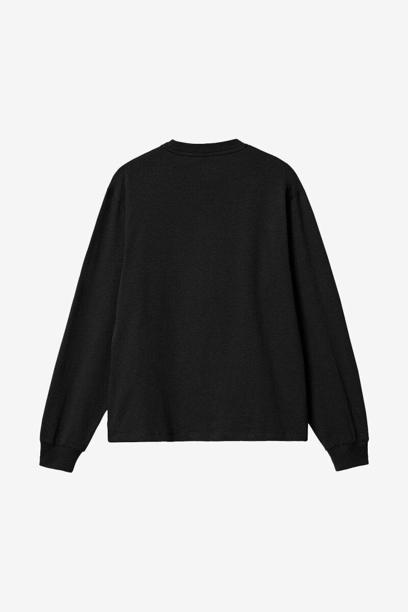 CAMISETA W' CON BOLSILLO Negro