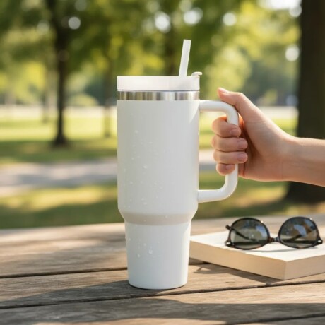 Vaso Térmico De Acero Con Asa 1L Medidas: Alto 26cm x Ø10cm Vaso Térmico De Acero Con Asa 1L Medidas: Alto 26cm x Ø10cm