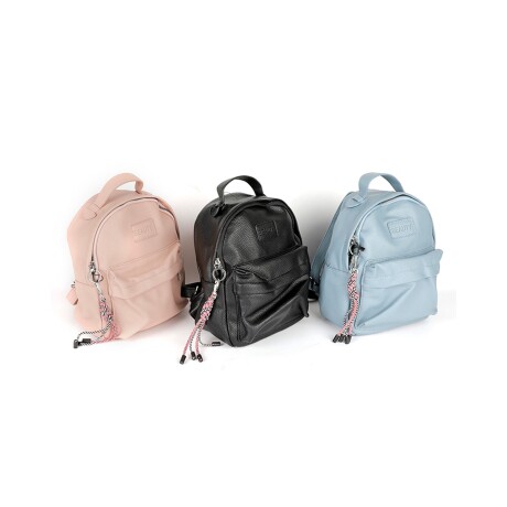 Mochila Canva modelo Sienna en nylon Celeste