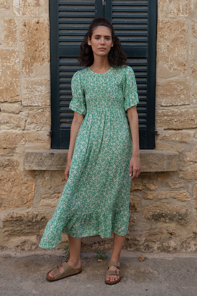 Vestido Pradera Verde Agua