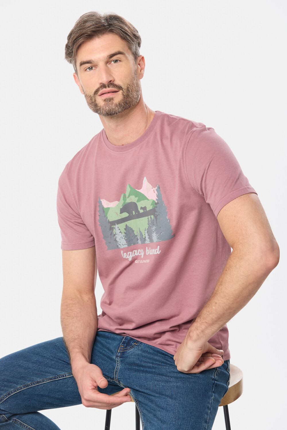 REMERA ESTAMPADA Rosado