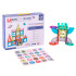 Juego De Construcción Con Imanes Para Niño 36 Pzs Magnéticas Diseño De Colores