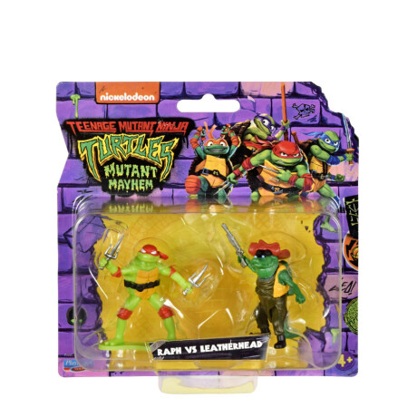 Raphael vs Leatherhead Pack 2 Mini Figuras • Tortugas Ninja TMNT Raphael vs Leatherhead Pack 2 Mini Figuras • Tortugas Ninja TMNT