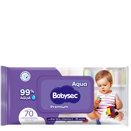 Toallitas Húmedas Babysec Premium 99% Agua 70 Unidades Toallitas Húmedas Babysec Premium 99% Agua 70 Unidades