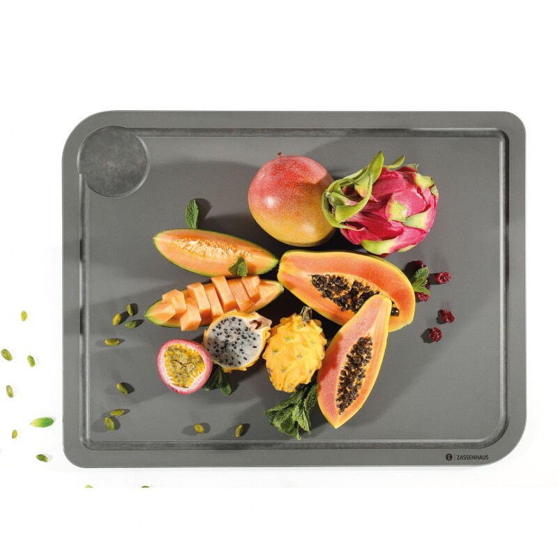 Tabla de Picar Comfort Gris XPLUS 49,5x38x0,9CM Tabla de Picar Comfort Gris XPLUS 49,5x38x0,9CM