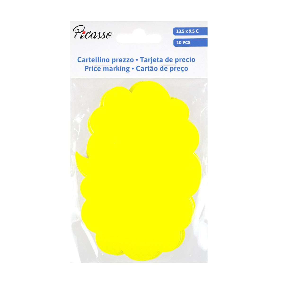 Etiqueta fluo x10pcs 