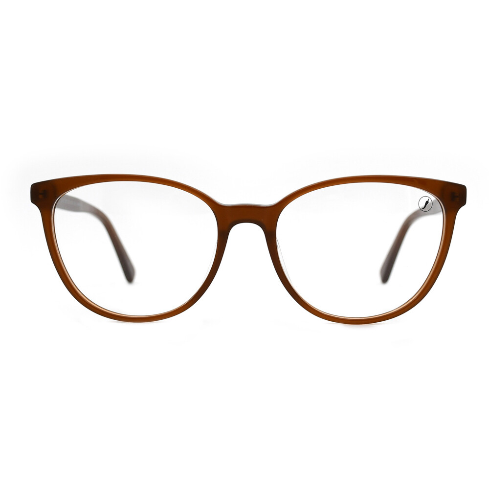 Lentes De Vista P1 Sazonal Maes Agatado Mujer Marrón/Marrón