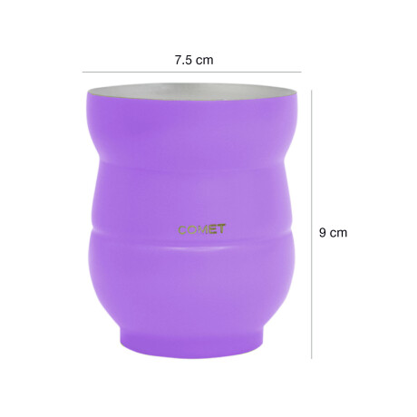 Mate Chico con Doble Pared en Acero Inoxidable 140Ml Comet Lila