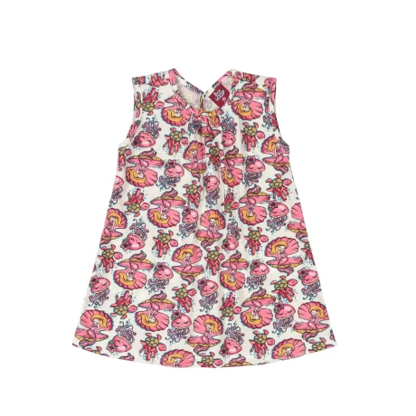 Vestido Floreado Blanco