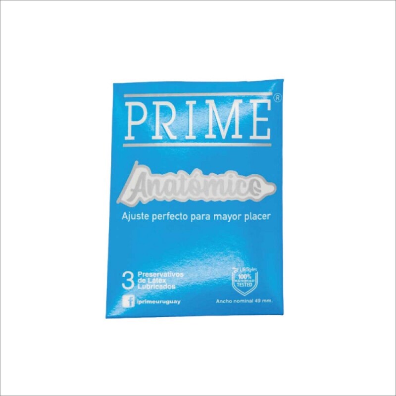 Preservativo Prime Anatómico 3 Uds. Preservativo Prime Anatómico 3 Uds.